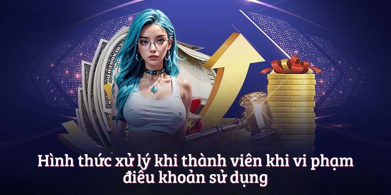 Hình thức xử lý khi thành viên khi vi phạm điều khoản sử dụng