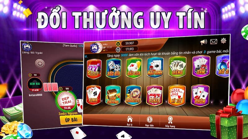 Giá trị game bài kích hoạt SĐT tặng tiền mang đến